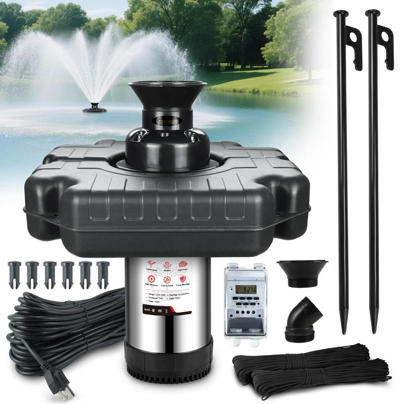 Pond Fountain Aerator F1 1HP Outdoor Water Fountain Pump