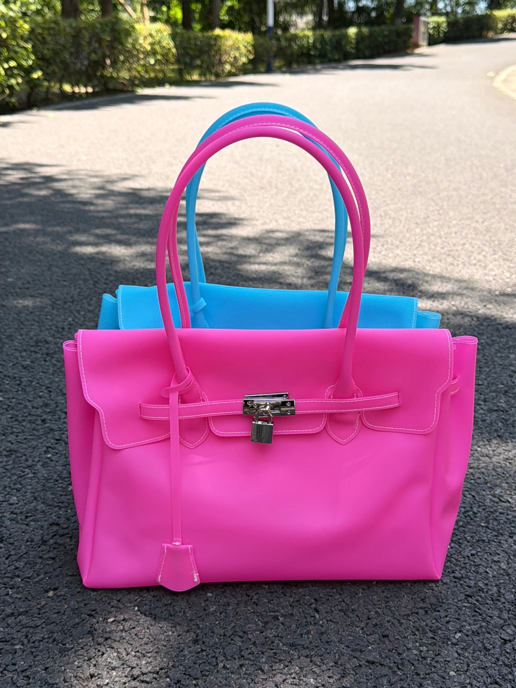 Girly Jelly Tote Shoulder Bag