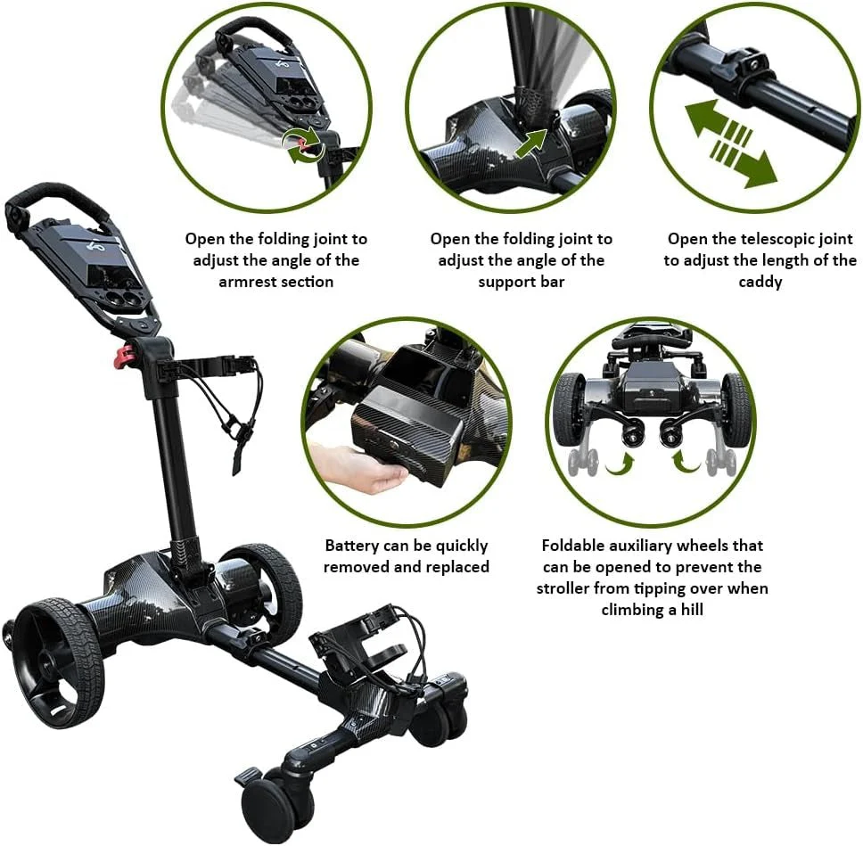 ⏰Clearance sale⛳Electric Auto Follow Golf Cart