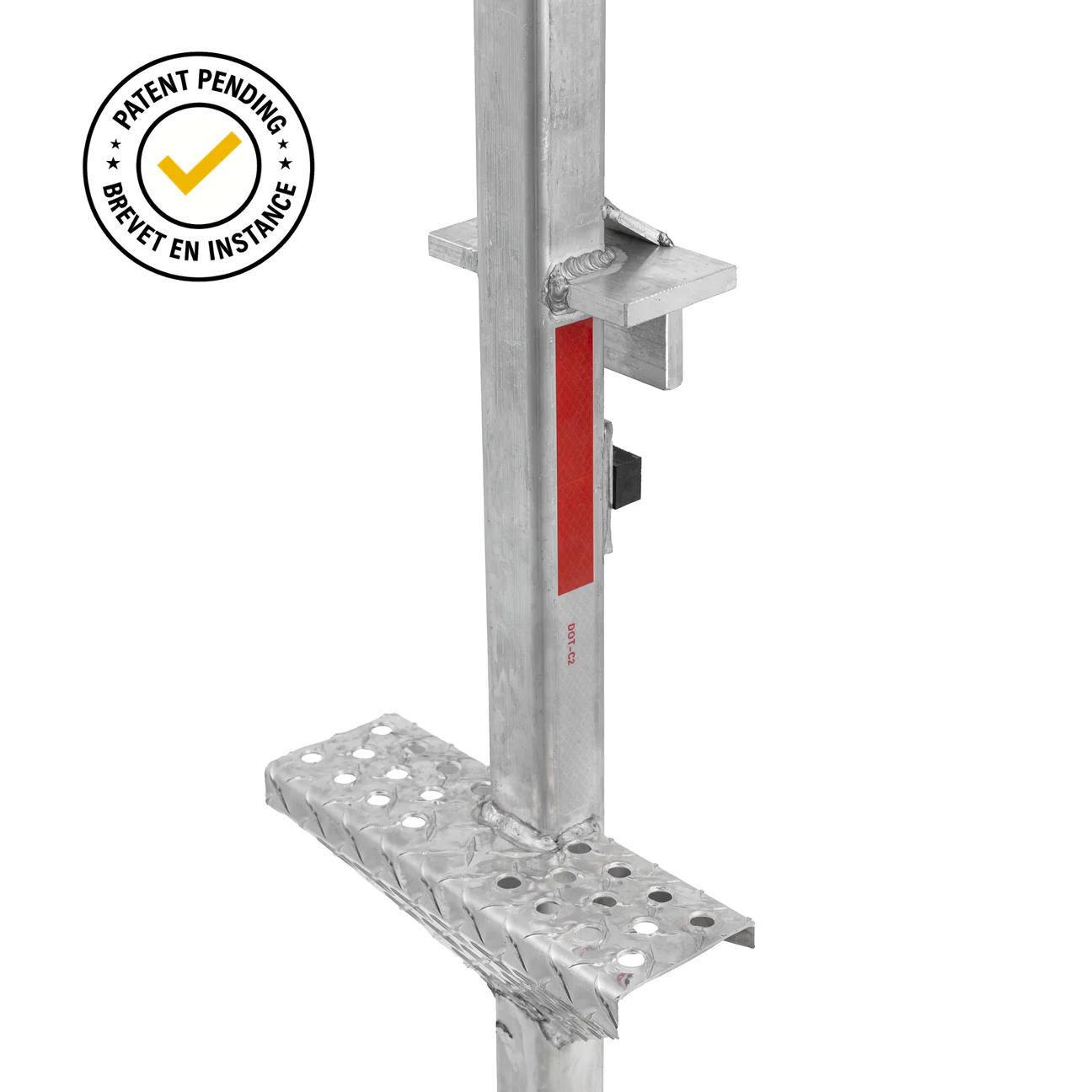 🚚 Heavy-Duty Trailer Access Ladder – Safe Non-Slip Steps, Supports Up to 450 lbs
