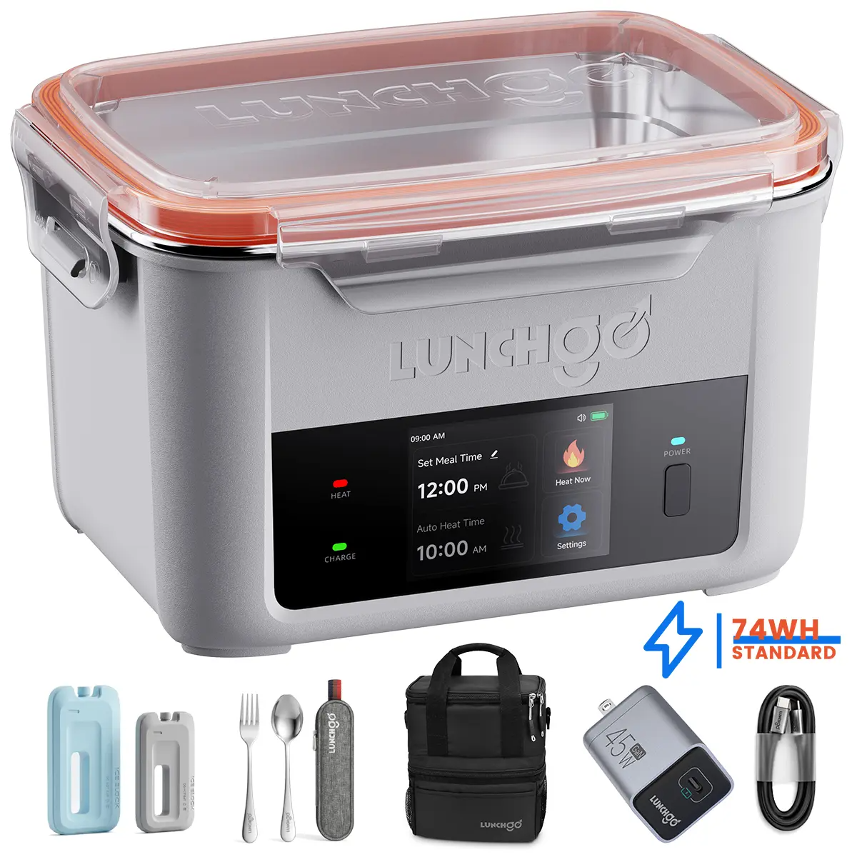 G1 Cordless Heated Lunch Box, 5 Cups