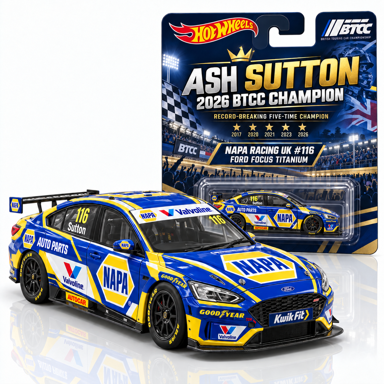 2026 BTCC Champion #116 Ford Focus Edition