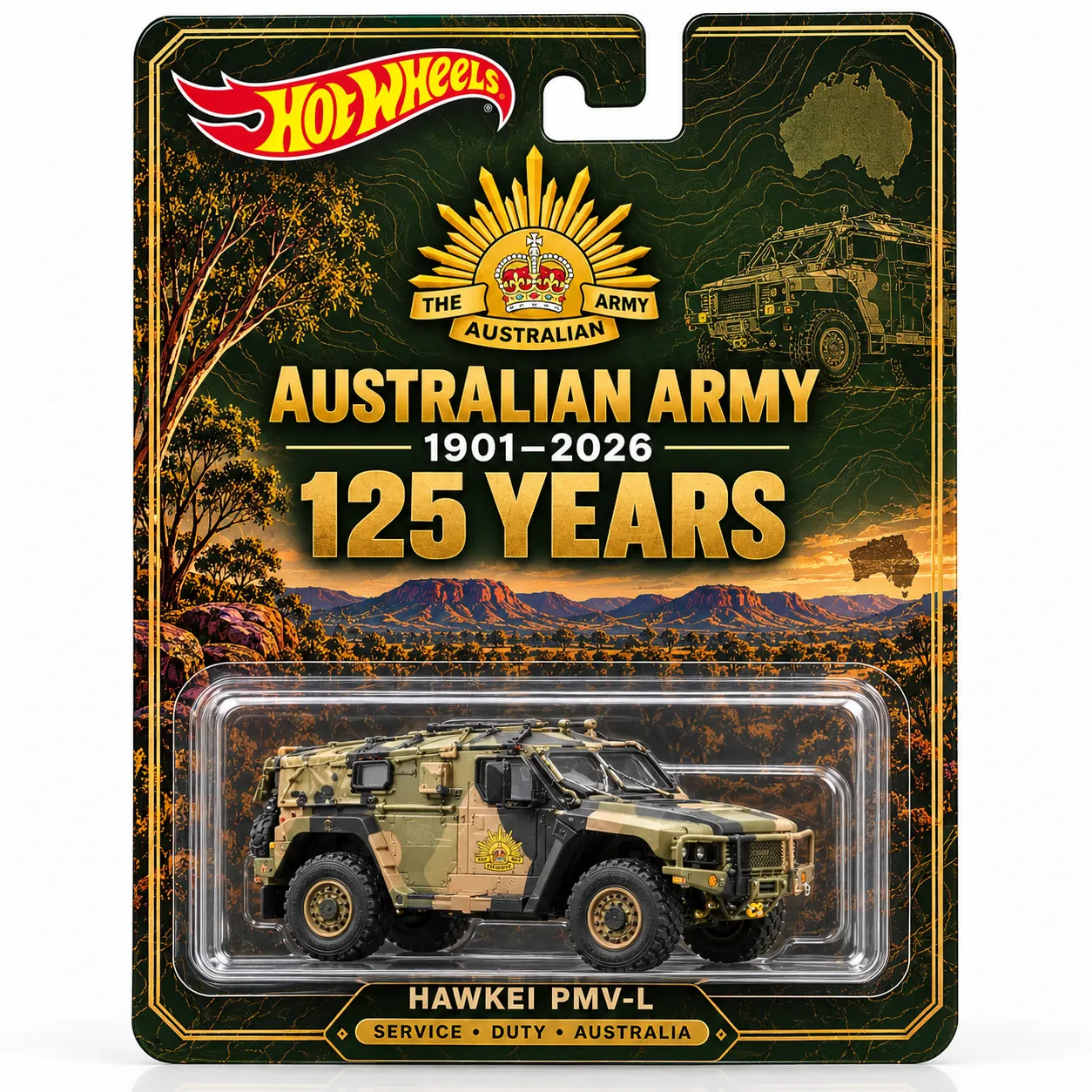 Australian Army 125th Anniversary Hawkei PMV-L Edition