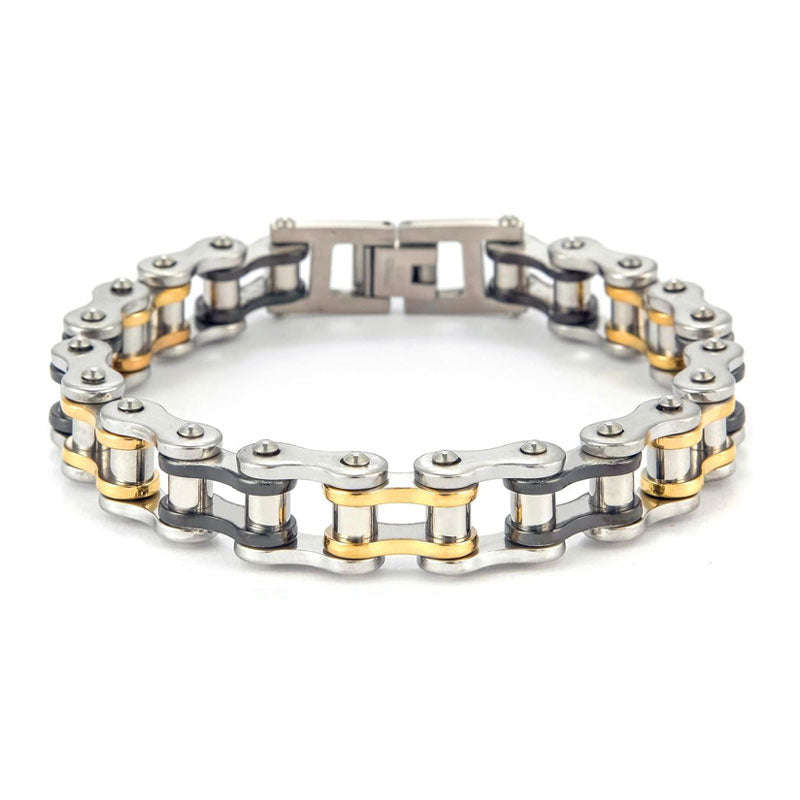 Bicycle Titanium Steel Motorcycle Chain Bracelet