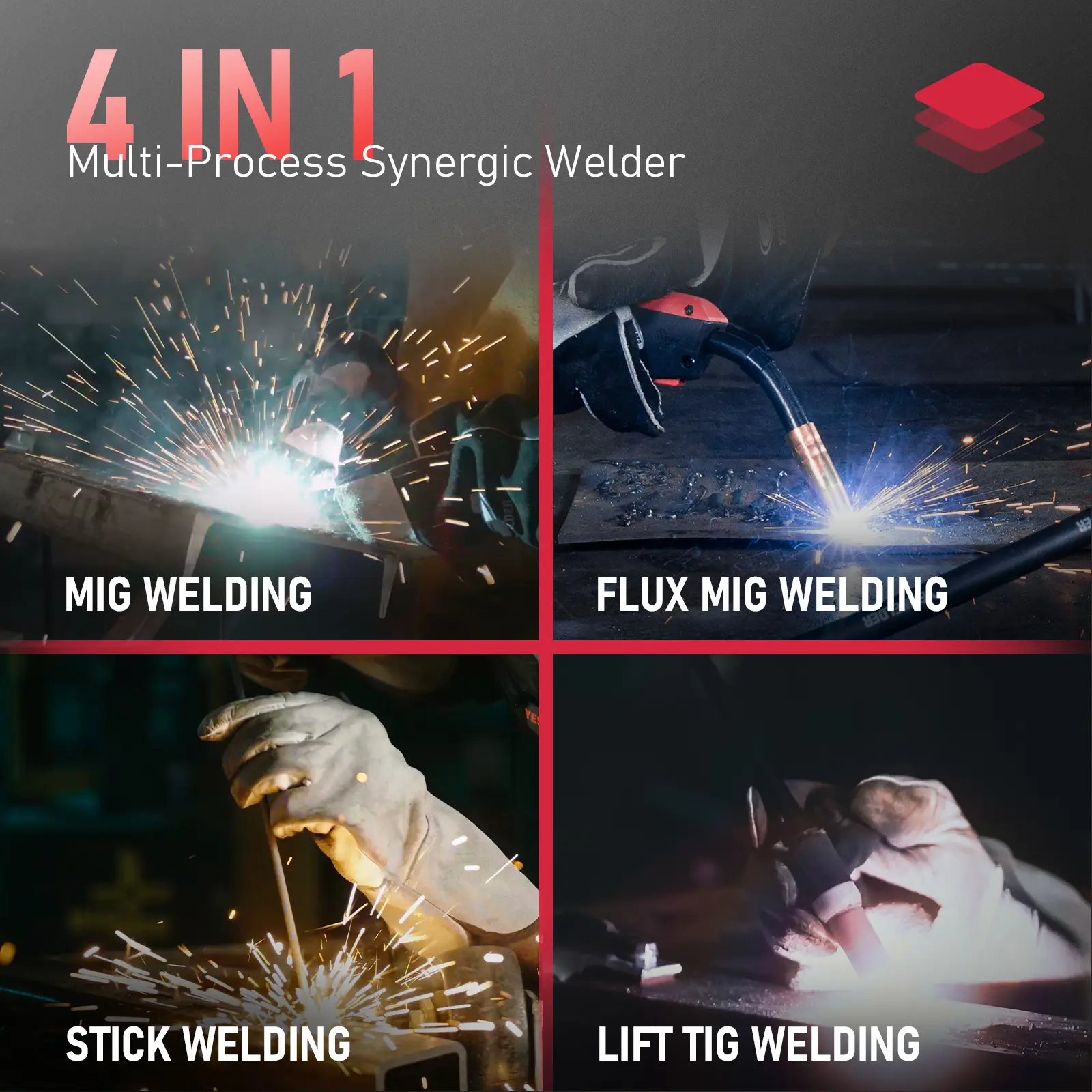 YESWELDER YWM-160 4-in-1 MIG Welder