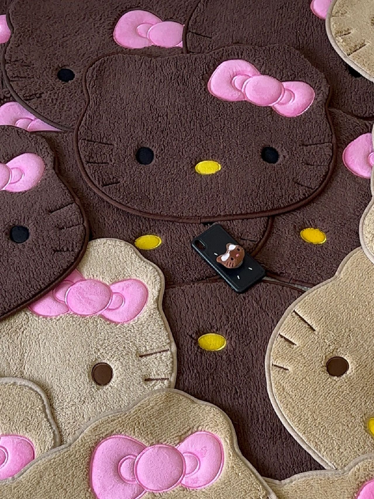 Hellokitty Shaped Bathroom Rugs