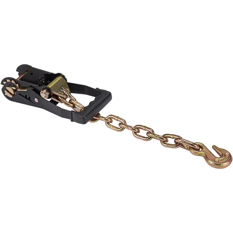 Heavy-Duty Polyester Luggage Straps with Chain Anchors 4-Pack