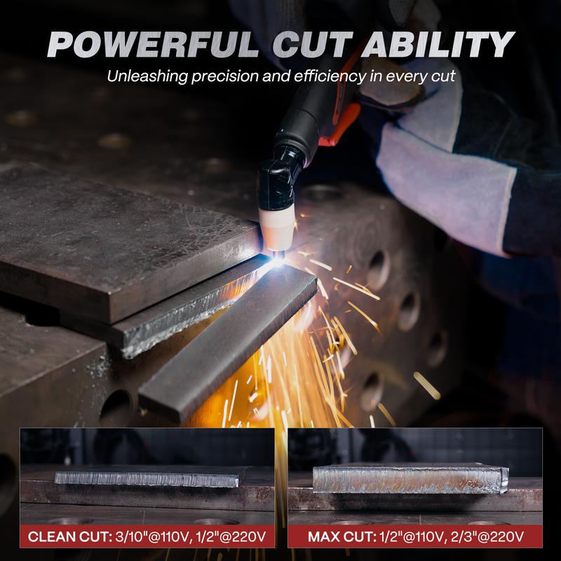 50A Plasma Cutter Machine, 110V/220V Dual Voltage