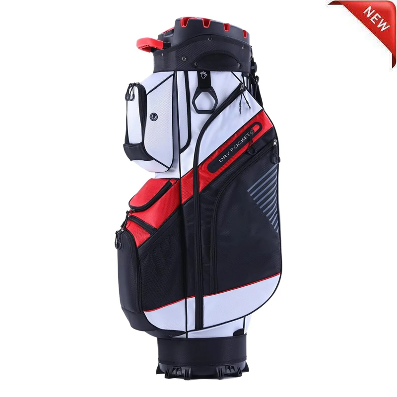 T-Lock Golf Cart Bag with 14 Way Organizer Divider Top
