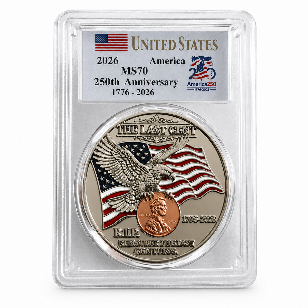 USA 250th Anniversary Commemorative Coin 1776-2026, America 250 Patriotic Challenge Coin, Double-Sided Collectible Token with Liberty Bell & American Eagle, US 250th Anniversary Souvenir Gift