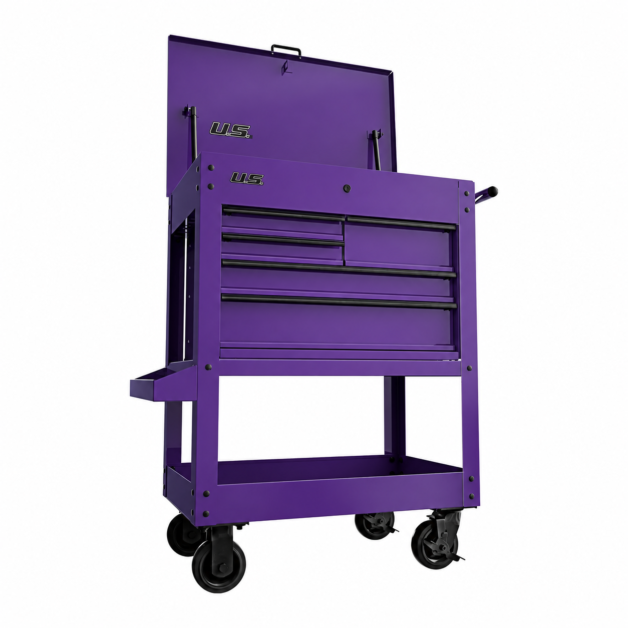 🔥 Limited-Time Tool Cart Deal! 5-Drawer Rolling Storage Cart with 700 LB Capacity 🛠️📦