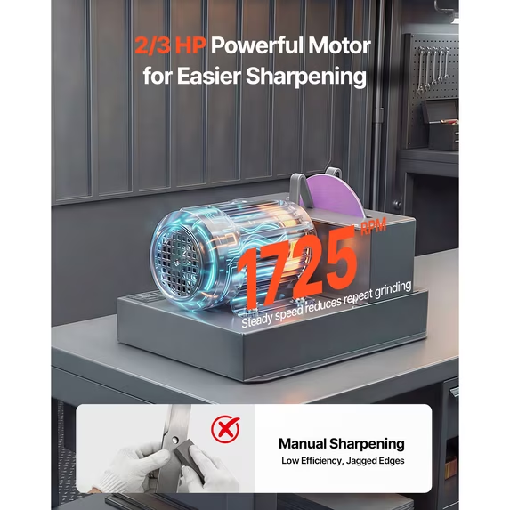 🛠️ Professional Lawn Mower Blade Sharpener – Workshop Special Sale 🔥