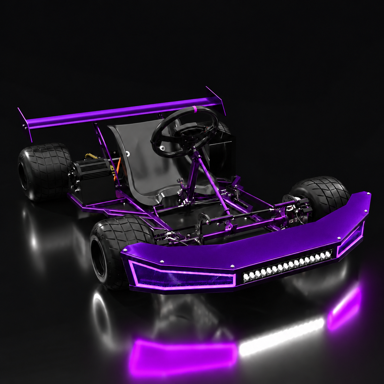 🏁 72V Adult Electric Racing Go Kart – 90 MPH Road-Ready Performance Kart 🔥