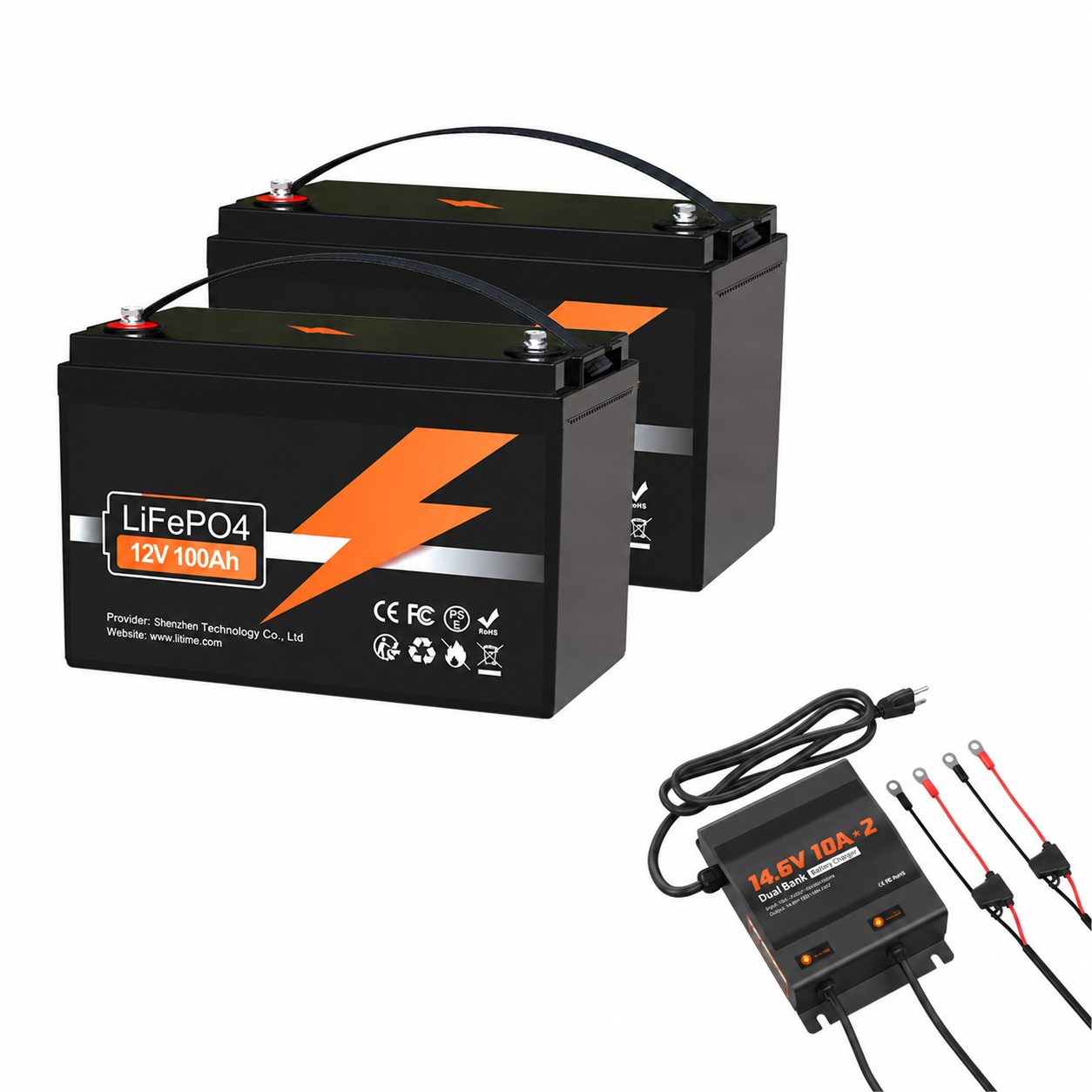 🔥 12V 100Ah LiFePO4 Deep Cycle Battery – Long-Life Power for RV, Solar & Off-Grid Use