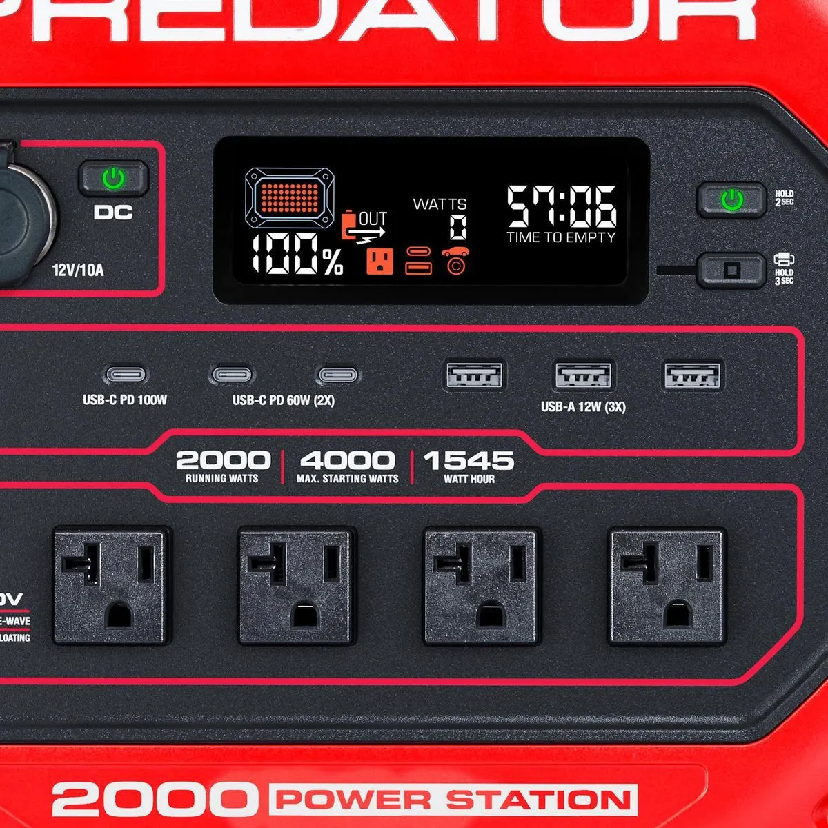 ⚡ Special Offer — 2000W Portable Power Station | 1545Wh LiFePO4 Battery & Fast AC Charging 🔋