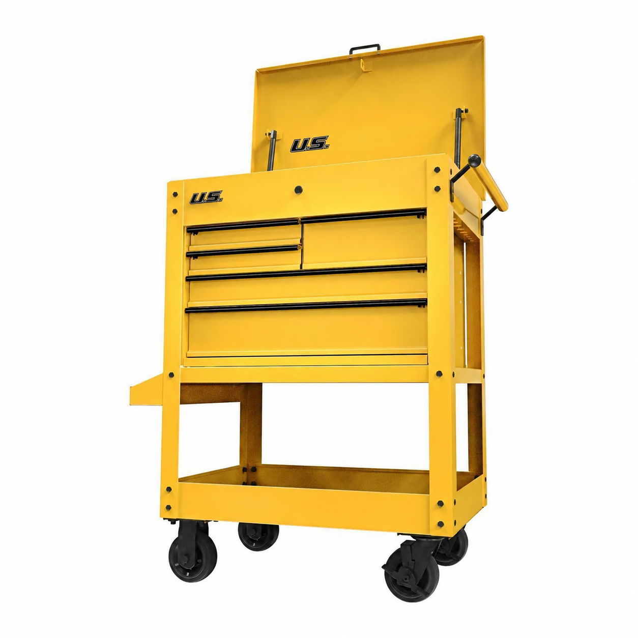 🔥 Limited-Time Tool Cart Deal! 5-Drawer Rolling Storage Cart with 700 LB Capacity 🛠️📦