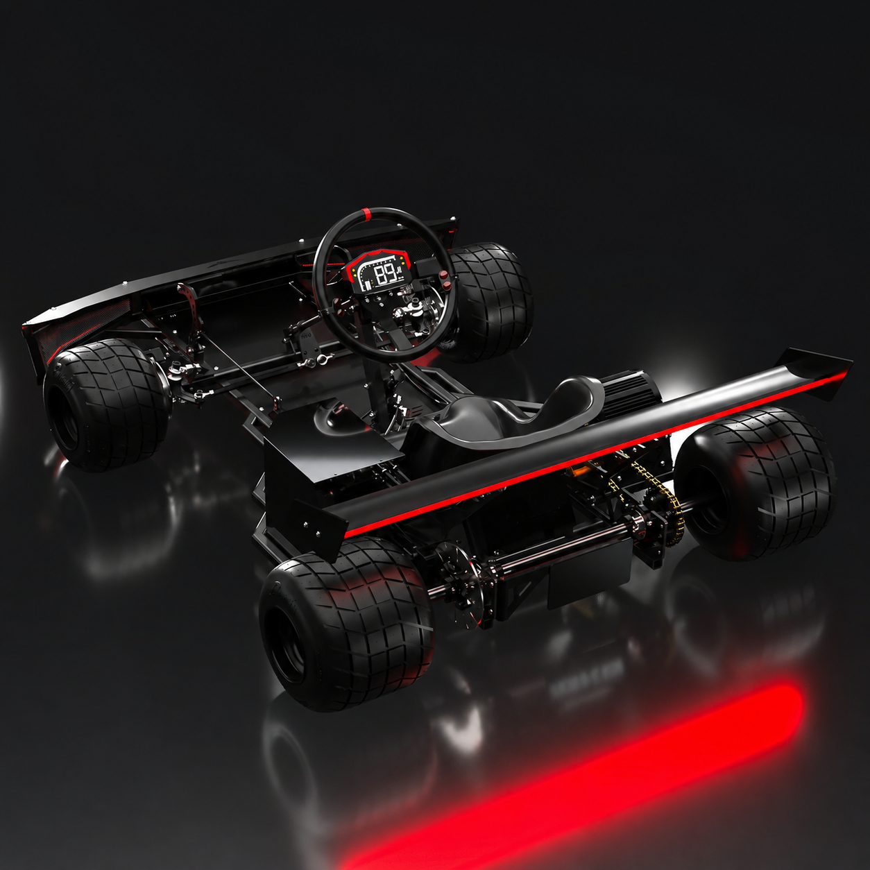 🏁 72V Adult Electric Racing Go Kart – 90 MPH Road-Ready Performance Kart 🔥