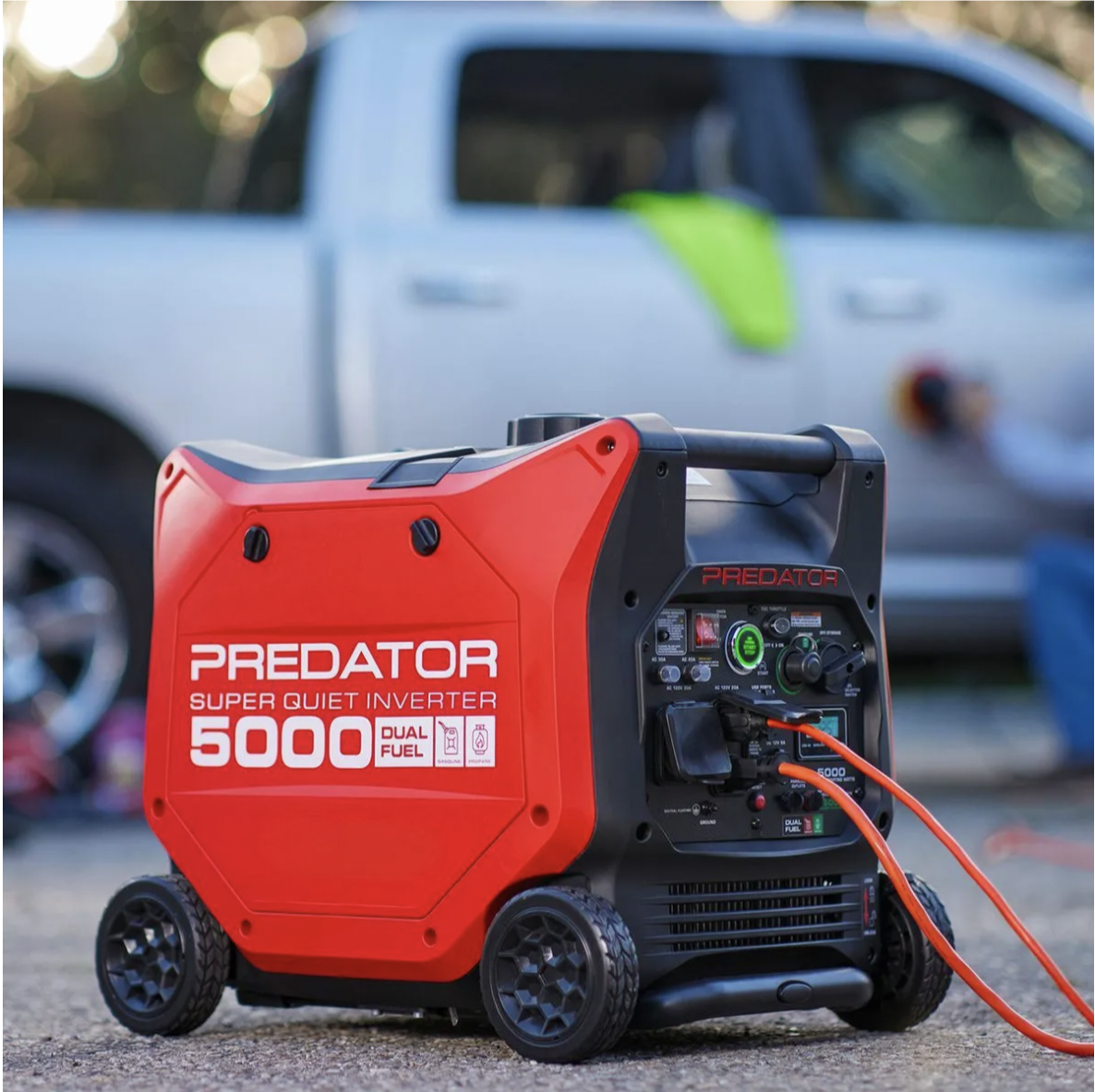 ⚡ 5000W Dual-Fuel Quiet Inverter Generator – Remote Start, Gas & Propane Ready 🔥🏕️