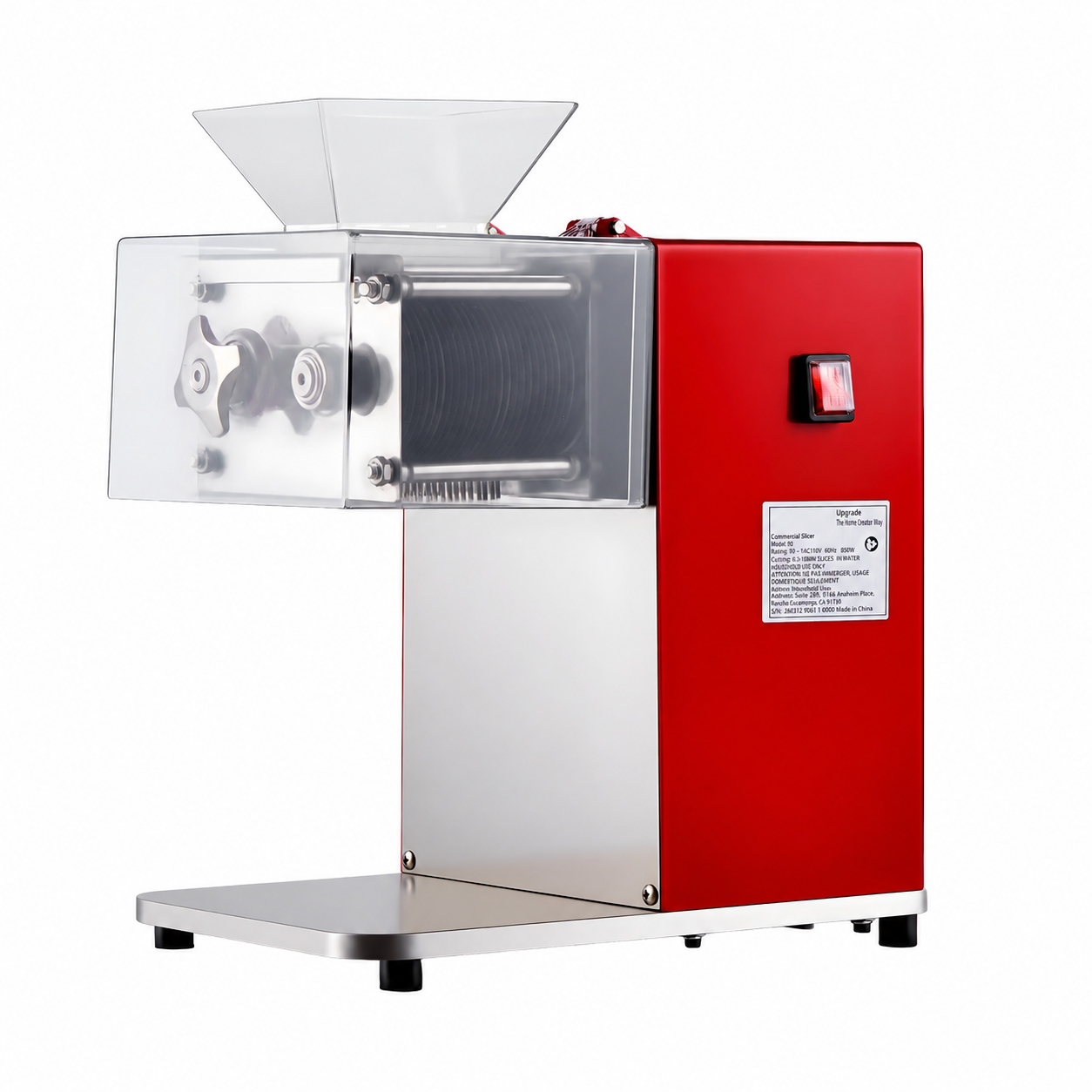 🔥 Limited-Time Deal — 850W Commercial Electric Meat Cutter, 3.5mm Stainless Steel Slicer for Fast Food Prep 🥩⚡