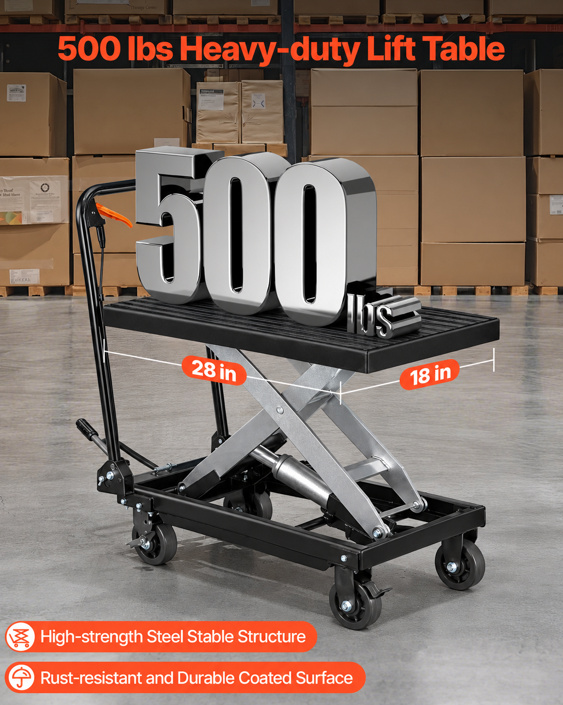 ⚡️Clearance sale⚡️ Today Only — Hydraulic Lift Table Cart