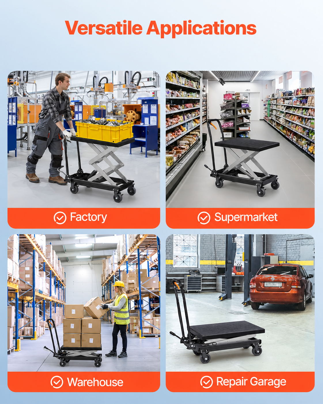 ⚡️Clearance sale⚡️ Today Only — Hydraulic Lift Table Cart