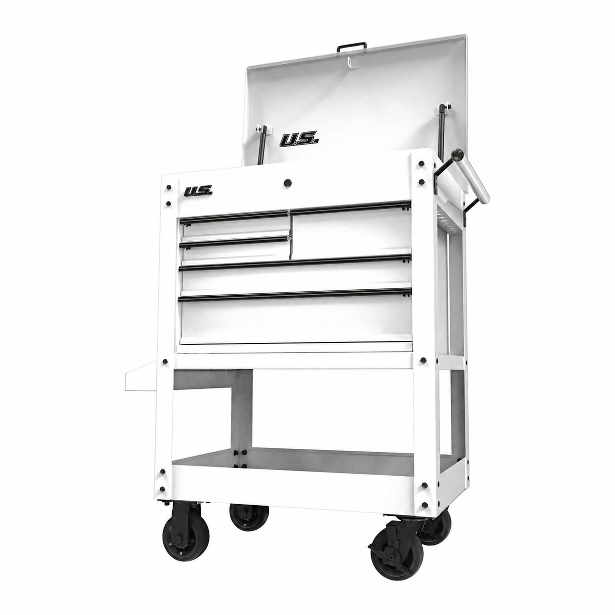🔥 Limited-Time Tool Cart Deal! 5-Drawer Rolling Storage Cart with 700 LB Capacity 🛠️📦