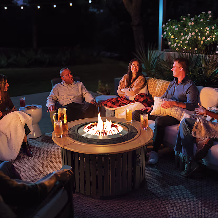 🔥 72,000 BTU Propane Fire Table – Smokeless Outdoor Patio Heater with Instant Flame