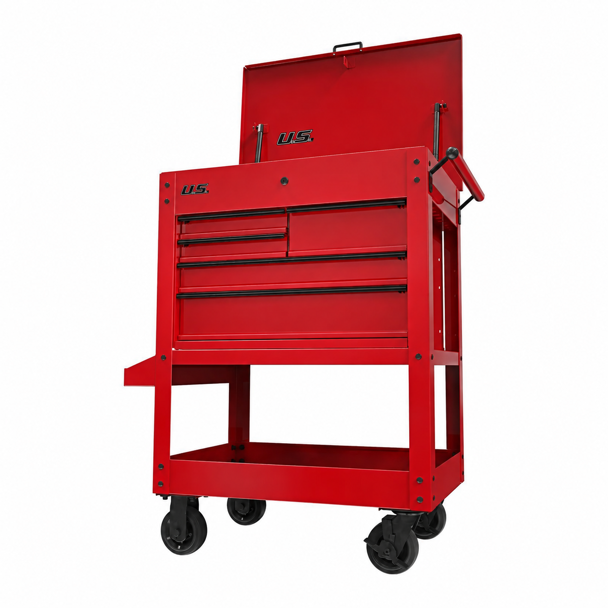 🔥 Limited-Time Tool Cart Deal! 5-Drawer Rolling Storage Cart with 700 LB Capacity 🛠️📦