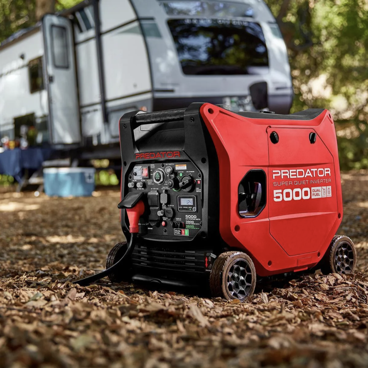 ⚡ 5000W Dual-Fuel Quiet Inverter Generator – Remote Start, Gas & Propane Ready 🔥🏕️