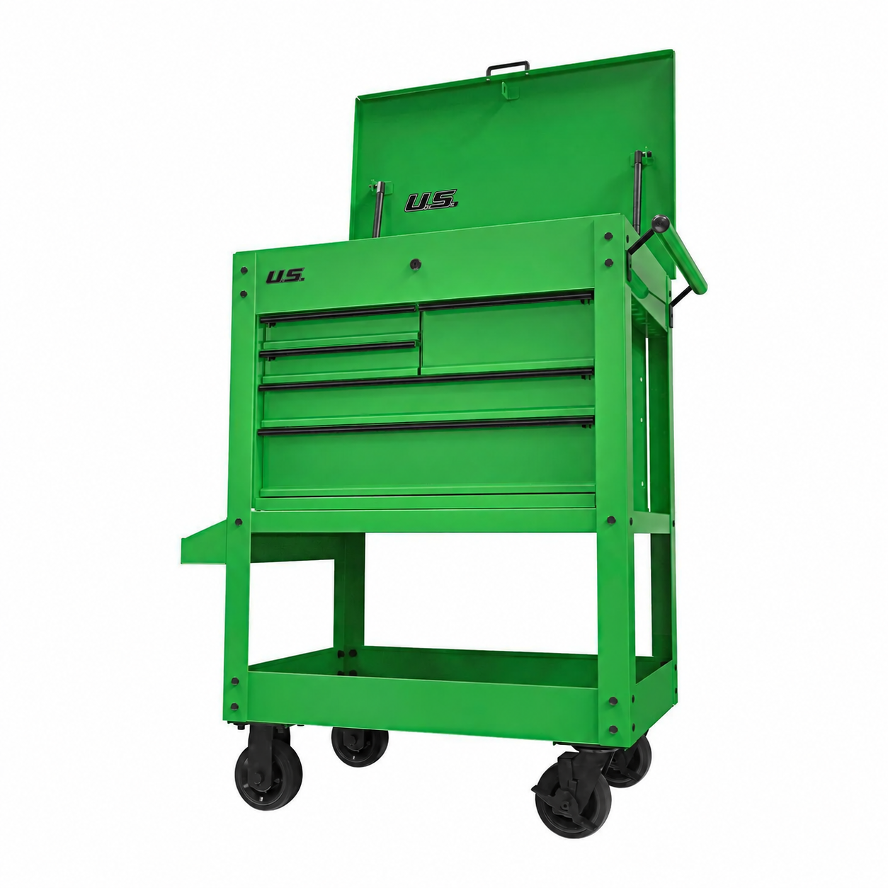 🔥 Limited-Time Tool Cart Deal! 5-Drawer Rolling Storage Cart with 700 LB Capacity 🛠️📦