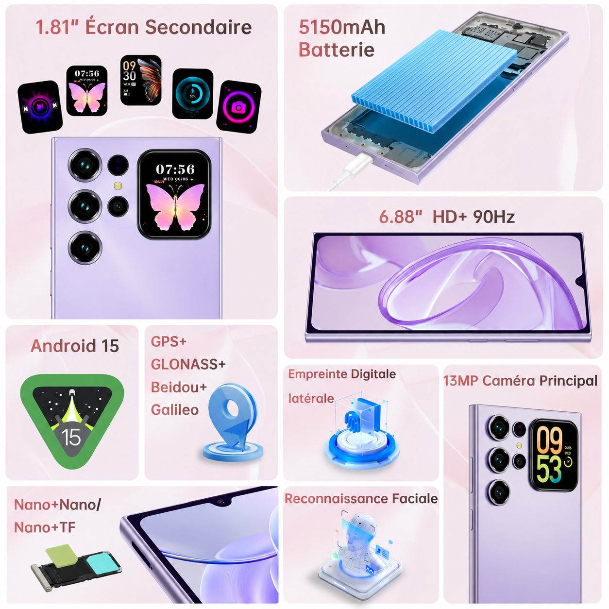Limited Offer: Dual-Screen 4G Smartphone with 6.88” Display & 5150mAh Battery