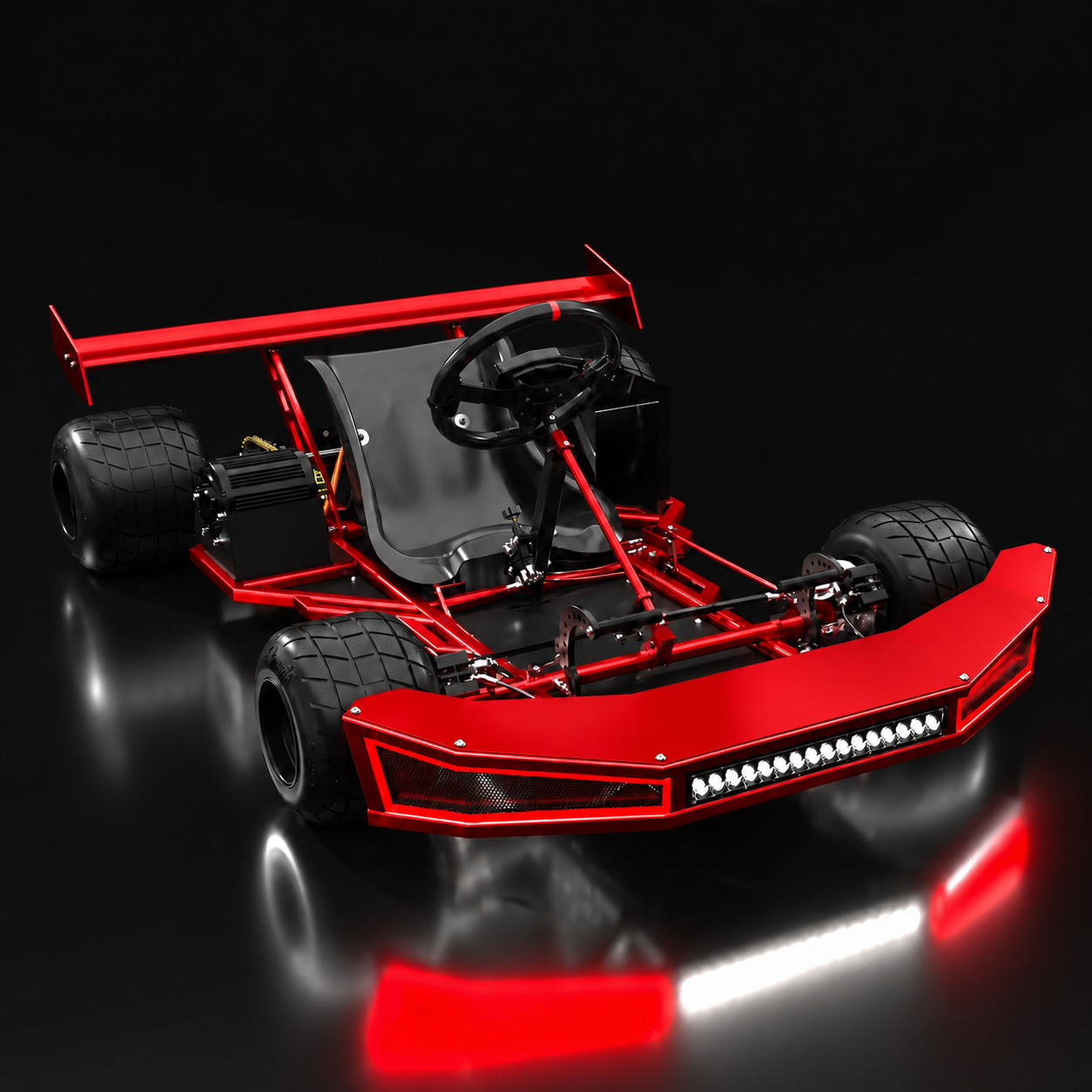 🏁 72V Adult Electric Racing Go Kart – 90 MPH Road-Ready Performance Kart 🔥
