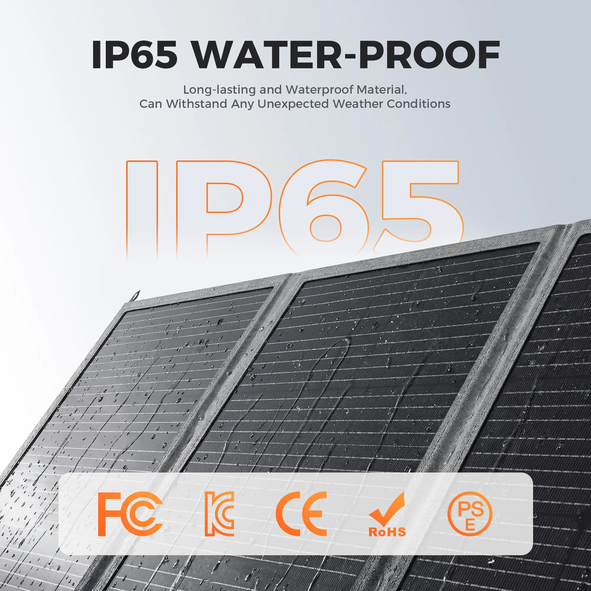 400W Foldable Solar Panel – 41V 10A Portable Off-Grid Charger for RV, Camping & Home Backup, High-Efficiency ETFE Design with Adjustable Brackets and Multiple Connectors