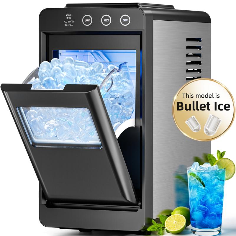🔥Last Chance Sale🔥 Nugget Ice Maker, 45Lbs/Day