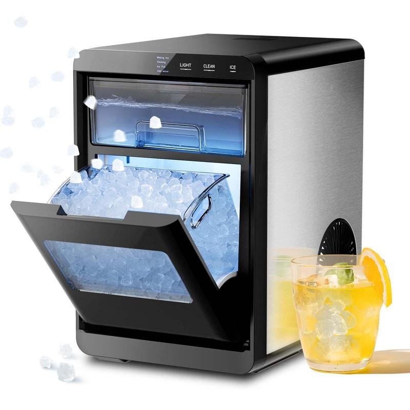 🔥Last Chance Sale🔥 Nugget Ice Maker, 45Lbs/Day