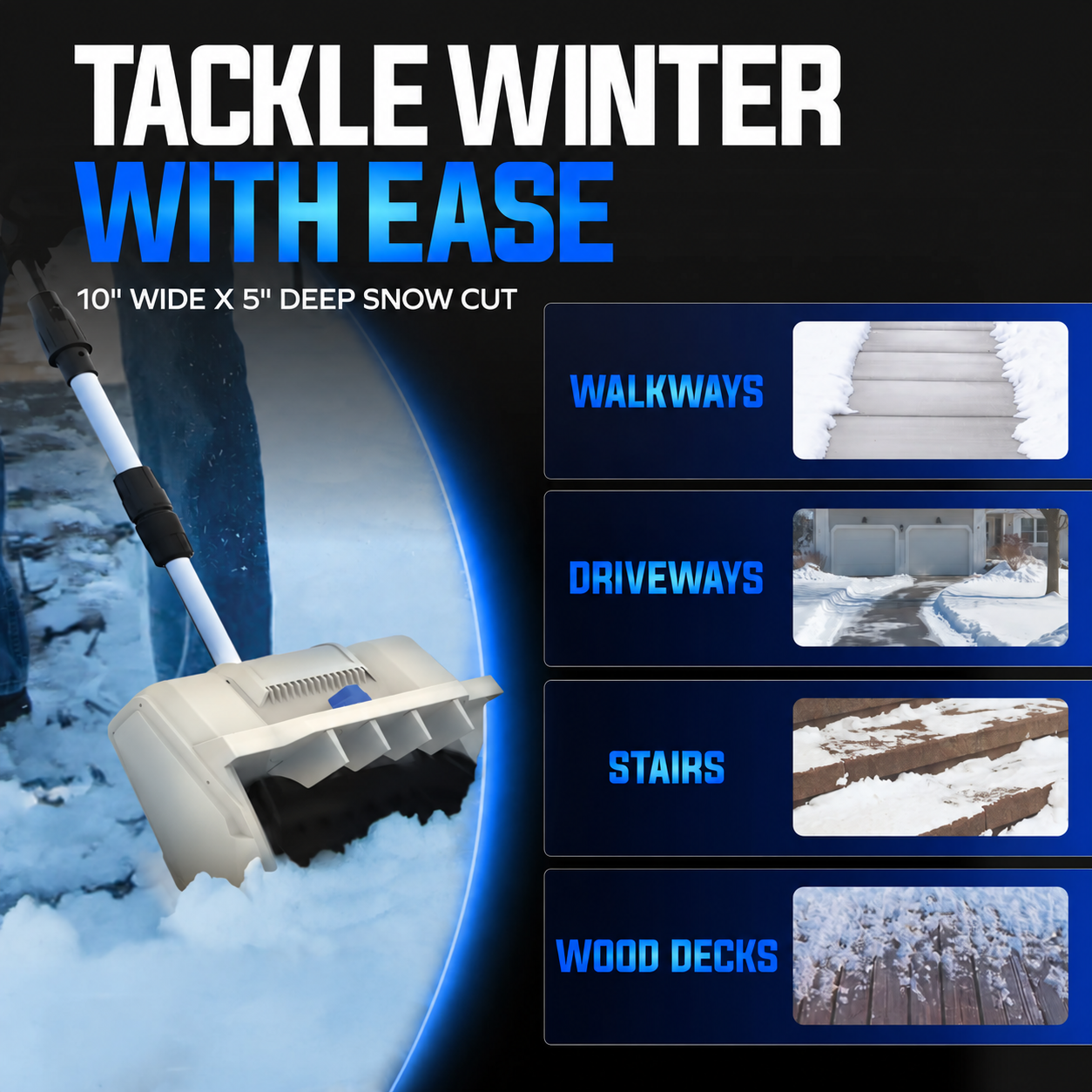 20V Cordless Snow Shovel Kit (X20)
