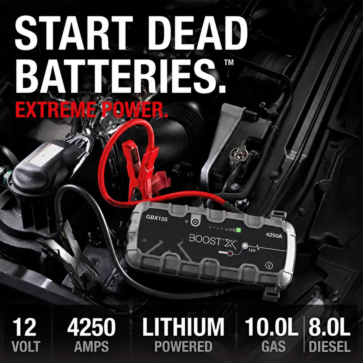 🔥Last Chance Sale🔥Boost X GBX155 Jump Starter for 10.0L Gas & 8.0L Diesel