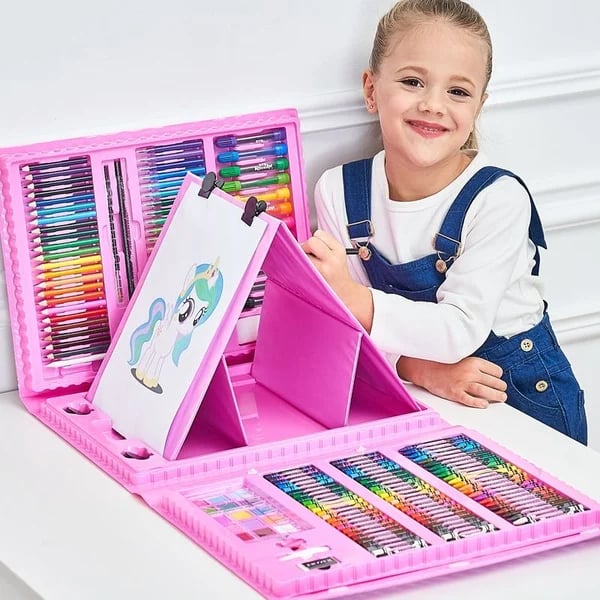 🎨 50% OFF HOT PROMOTION! ✨ Deluxe 6-in-1 Art Creativity Set - Includes Drawing Tools & 12 Colors for Kids' Creative Development 🧑‍🎨🌟