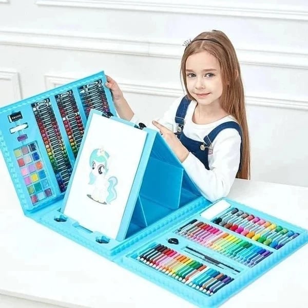 🎨 50% OFF HOT PROMOTION! ✨ Deluxe 6-in-1 Art Creativity Set - Includes Drawing Tools & 12 Colors for Kids' Creative Development 🧑‍🎨🌟
