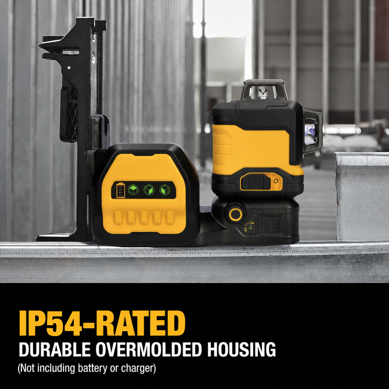 🔥Flash Sale🔥 High-Precision 3×360° Green Beam Laser Level Kit with Battery & Charger Included