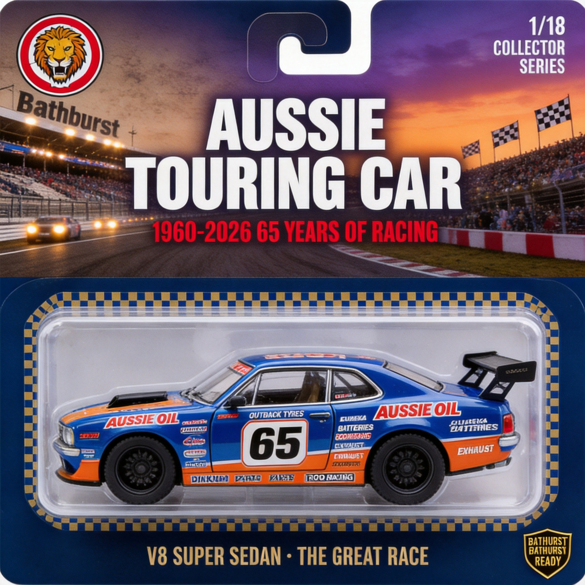 Touring Car 65th Anniversary V8 Race Sedan