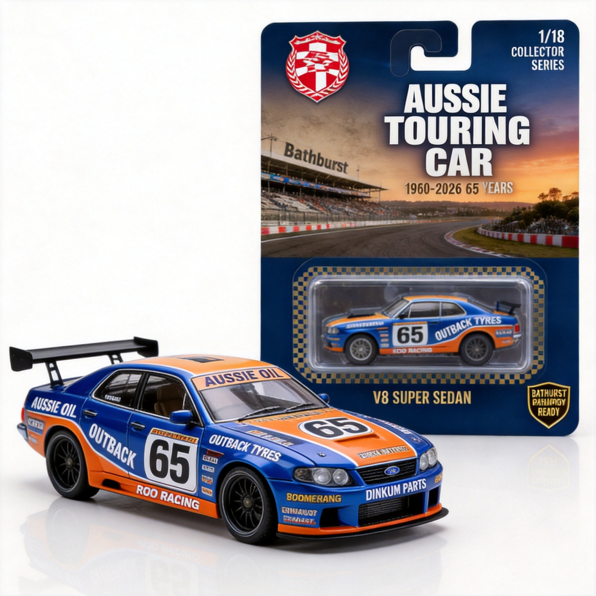 Touring Car 65th Anniversary V8 Race Sedan