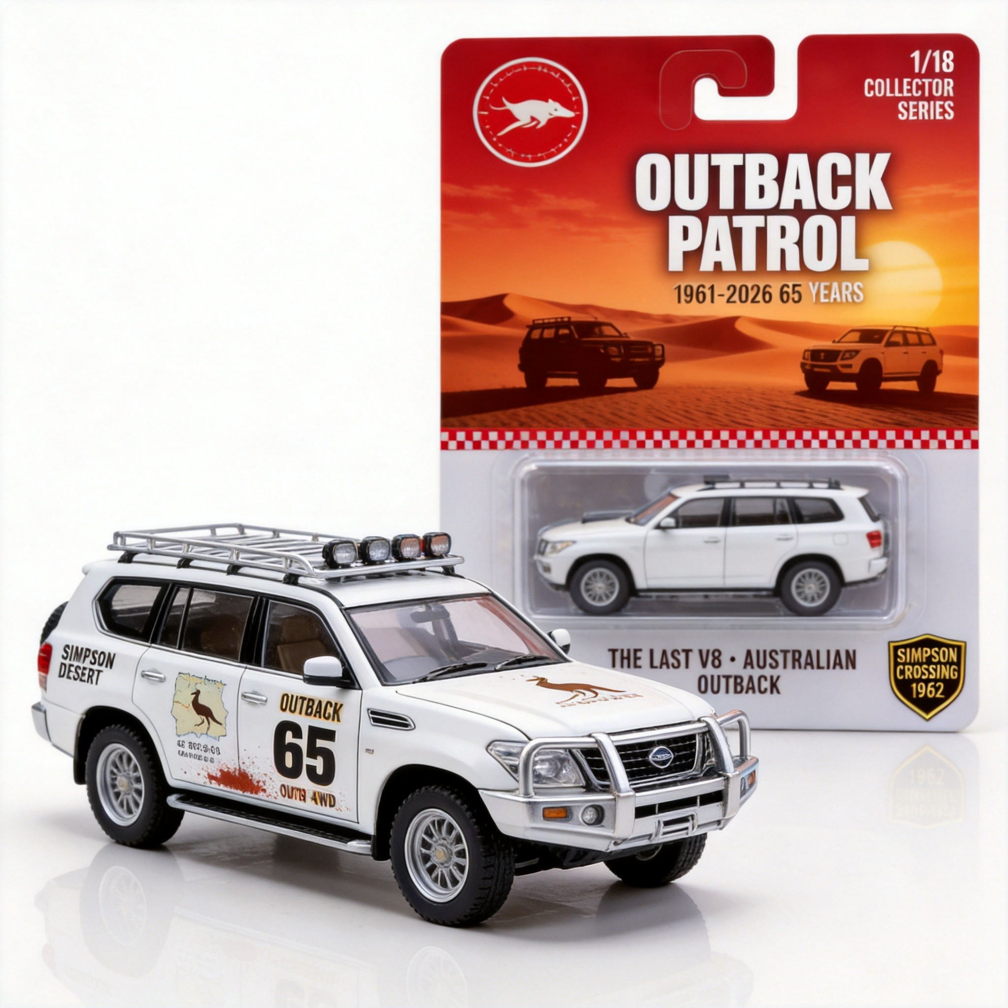 Outback Patrol 65th Anniversary Last V8 4WD 1:18 Collector Series