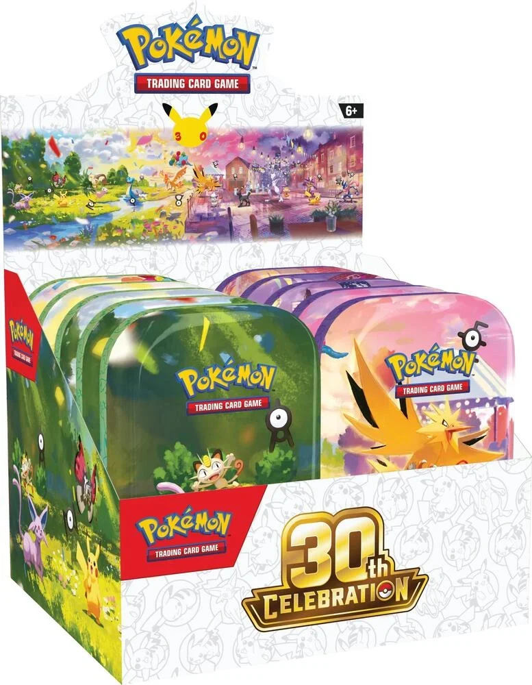 30th Celebration Mini Tin Display (10 Tins)