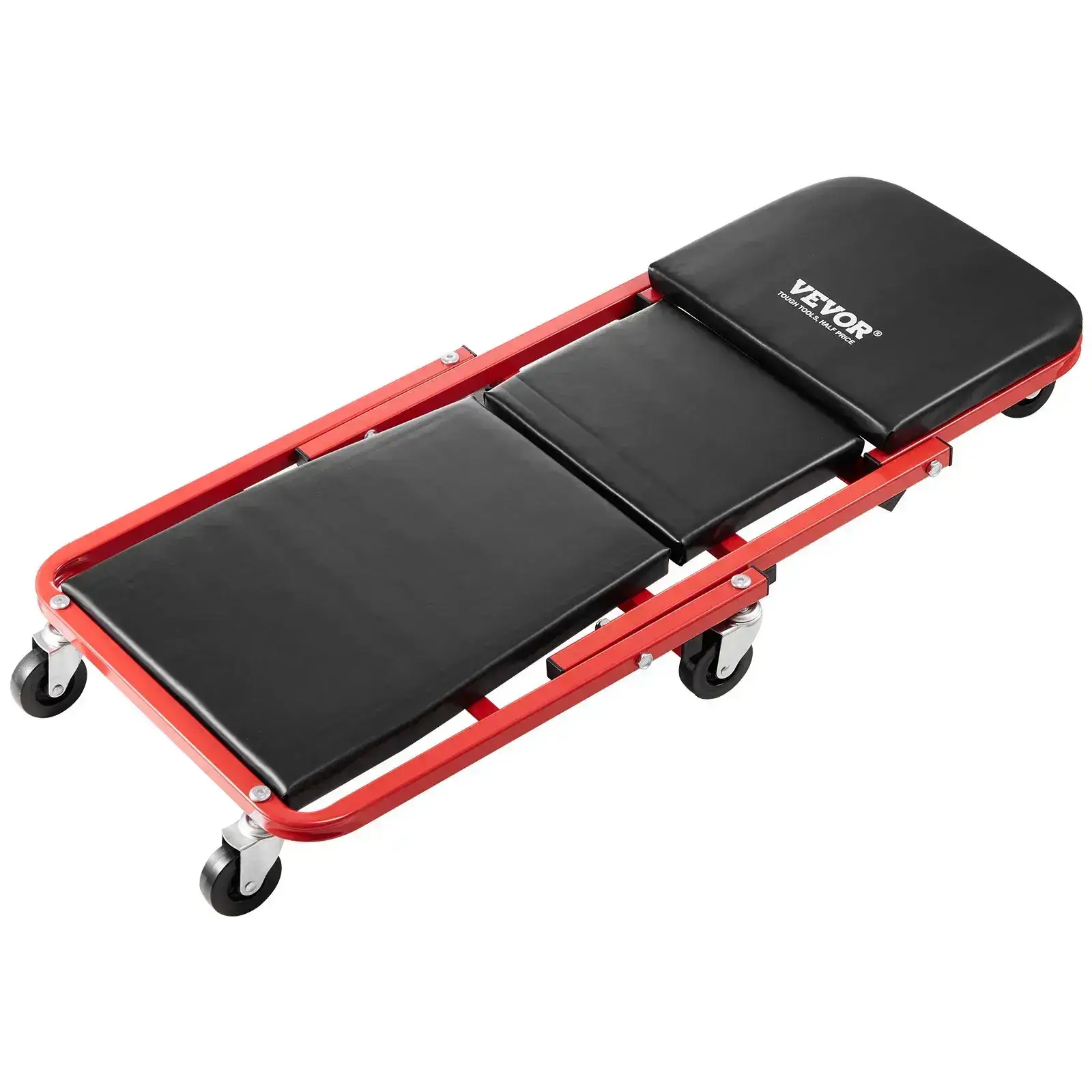 Foldable Z Garage Creeper - 36 in Auto Repair Mechanic Tool300 lbs Load Capacity6 WheelsPadded SeatSteel FrameTool TrayLay Down/Sit Chair for Vehicle Garage ShopDad Gifts for Mechanics, Auto Repair Tools, Tools And Gadgets