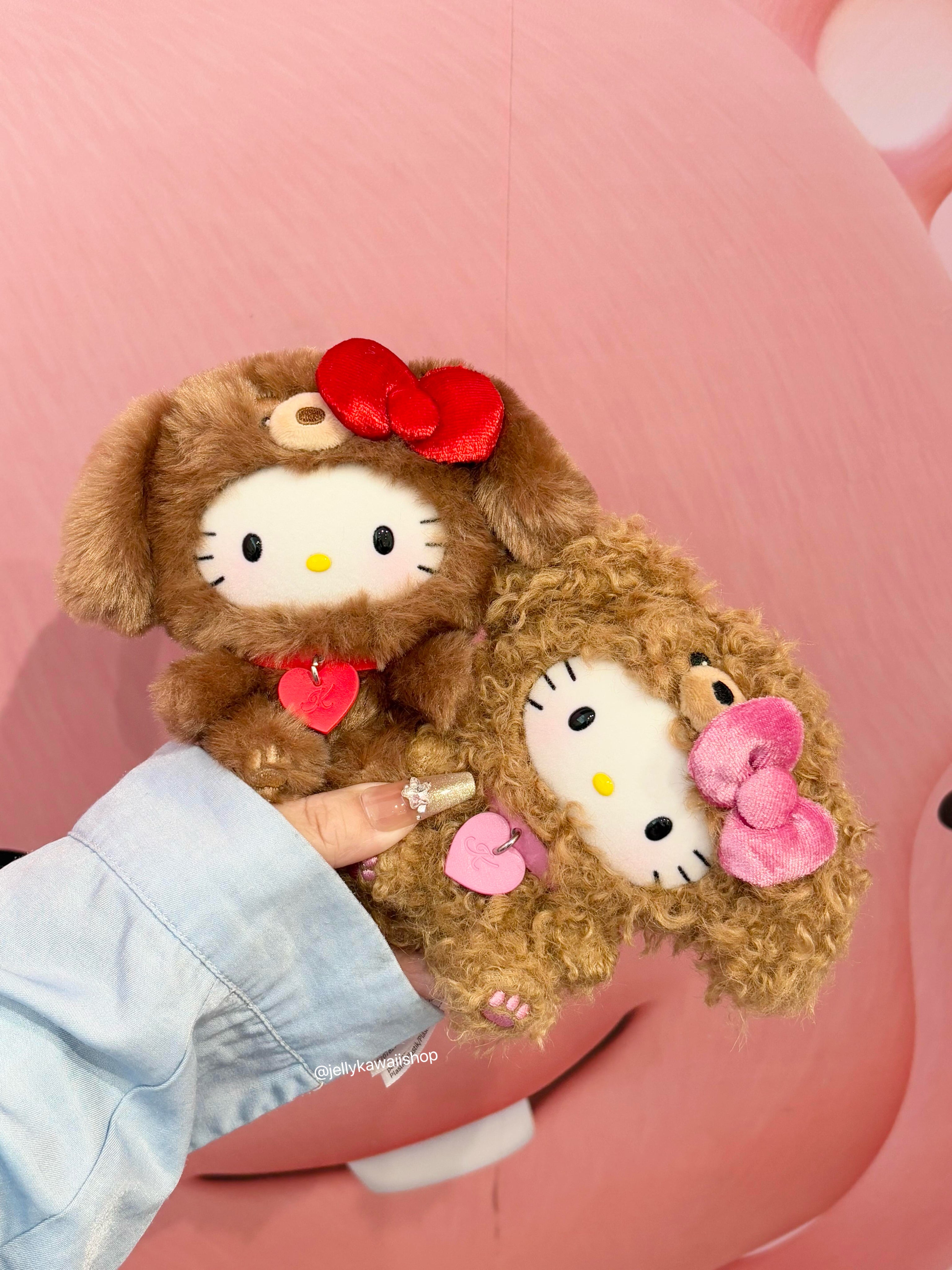 Hello Kitty Puppy Party Series Plush Keychain Blind Box