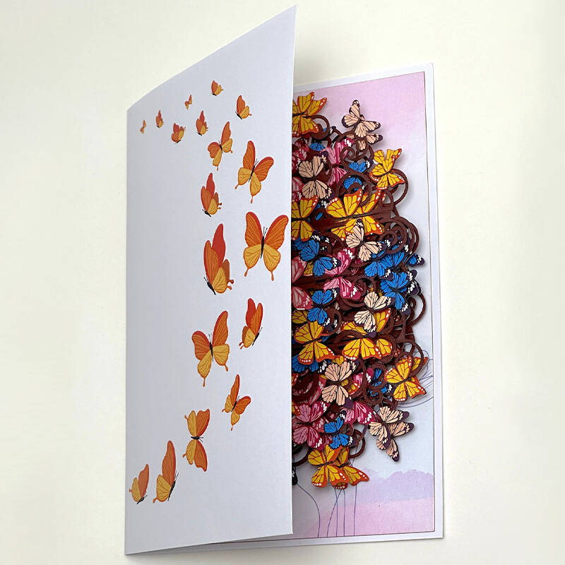 3D Butterfly Tree Pop Up Card