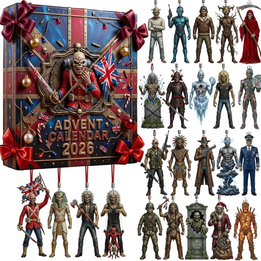 Heavy‑Rock Music Inspired 2026 Holiday Collectible Advent Calendar
