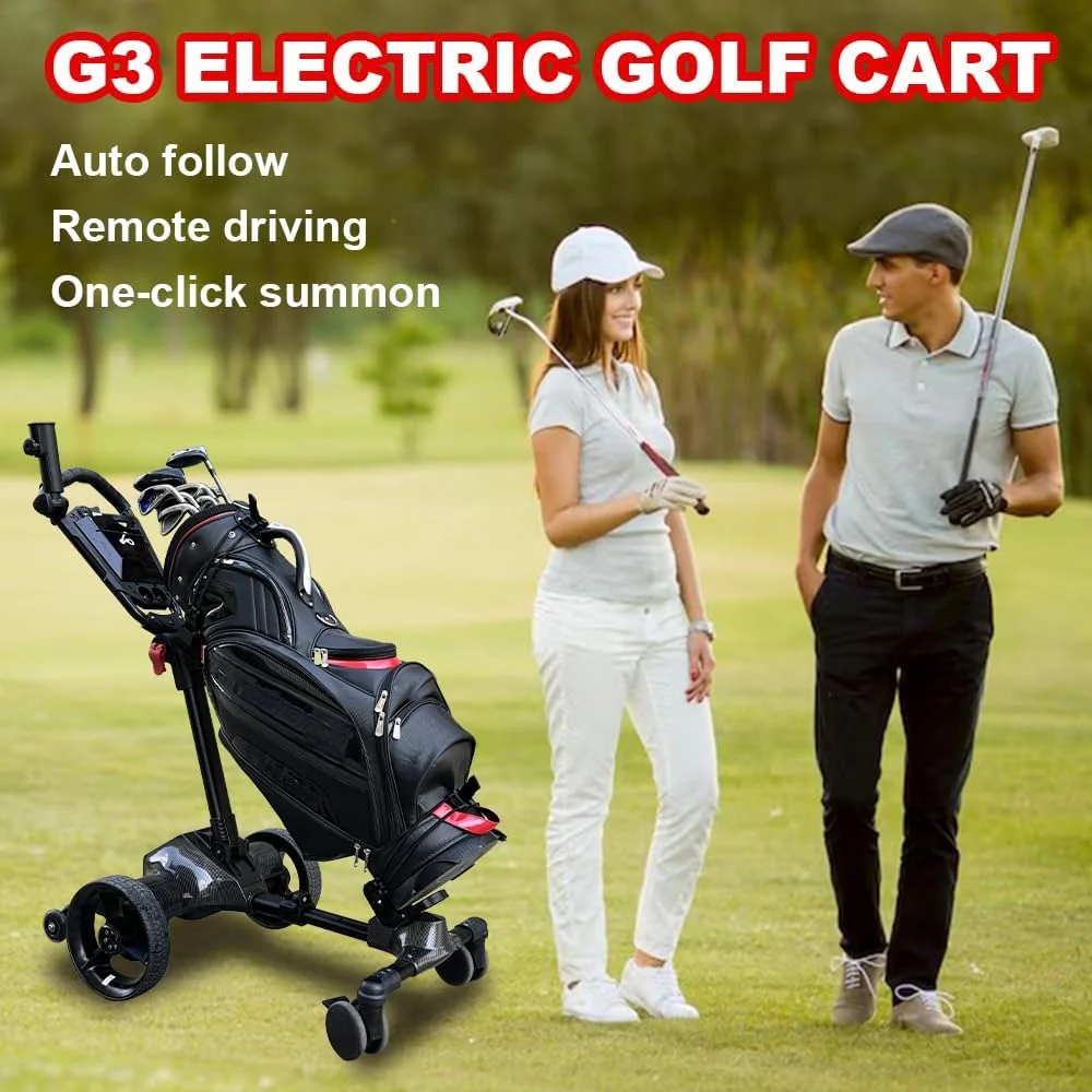 ⏰Clearance sale⛳Electric Auto Follow Golf Cart
