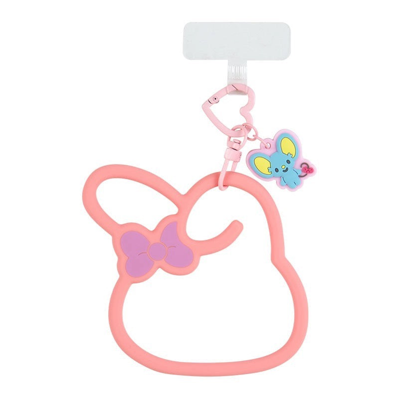 Sanrio Multi-ring Slicone Bracelet Phone Charm Wrist Strap